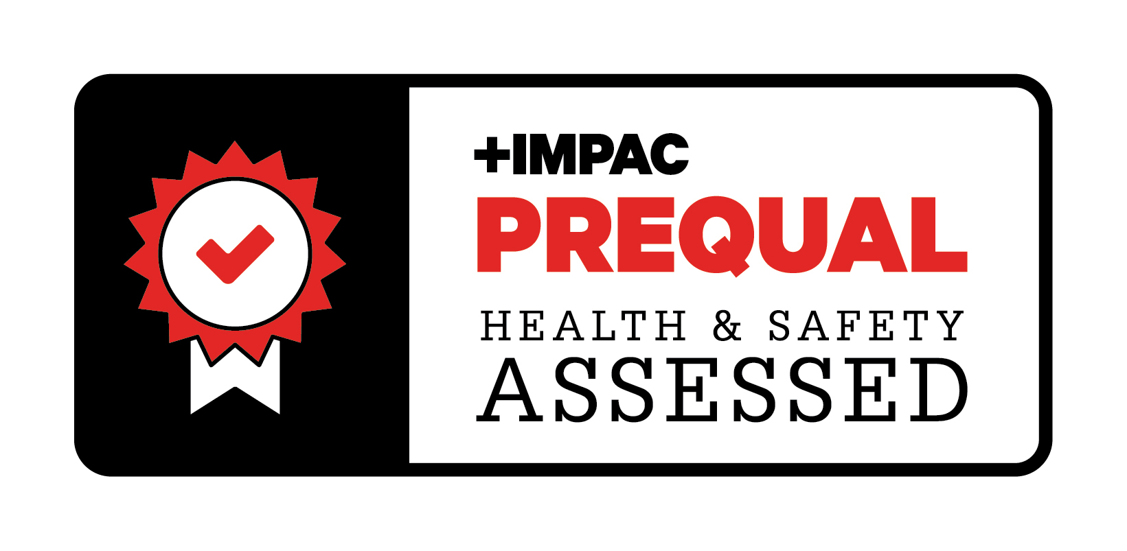 +IMPAC PreQual Health and Safety Assessed certification badge